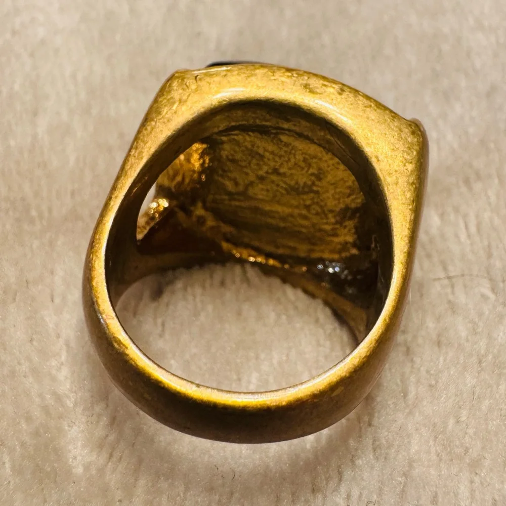 Lia Sophia Hematite Ring Size 8 - Picture 4 of 7